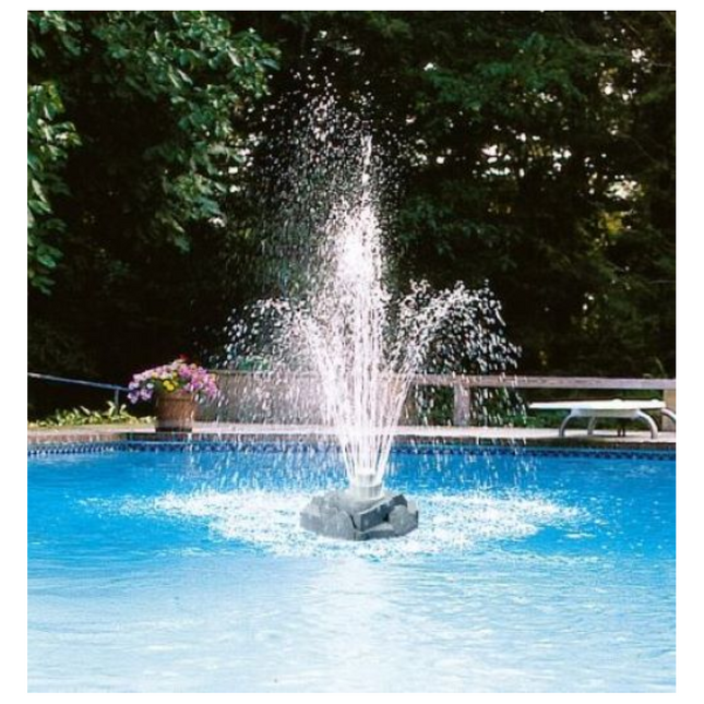 Fuente Flotante Roca con conexiones