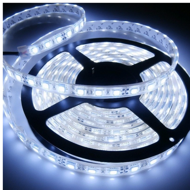 Tira Led 4.8W/12V 5m Blanco Frio EMPALUX