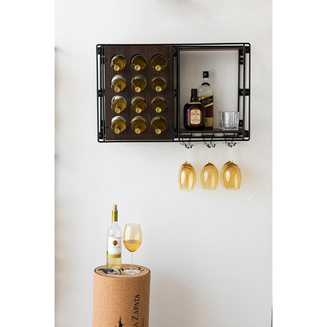 Bodega de pared 12 botellas NG METALTRU