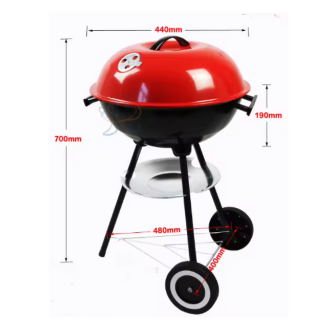 Parrilla Kettle c/Ruedas