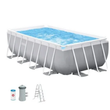 Piscina rectangular c/estruct. de 4.00 x 2.00 x 1.22 mts de 8.418 Lts INTEX